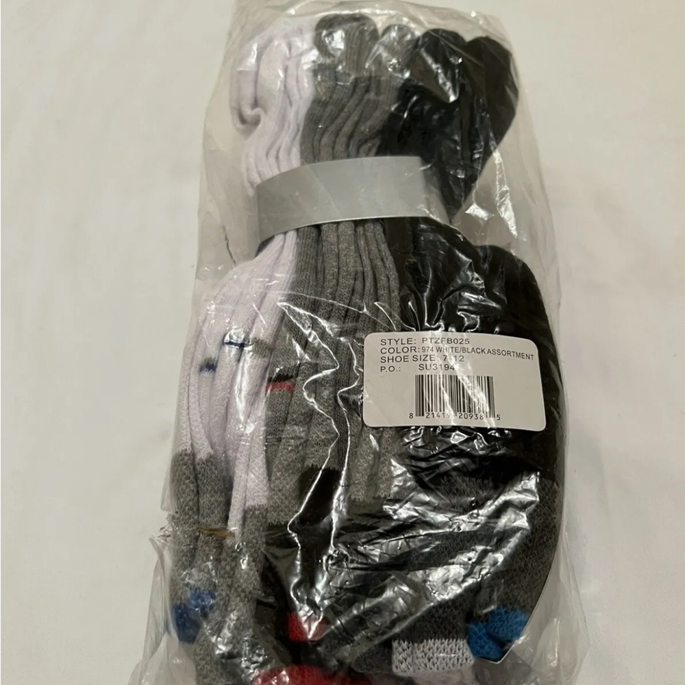 Perry Ellis men’s 6 pack speed dry comfort stretch socks size 7-12 NEW